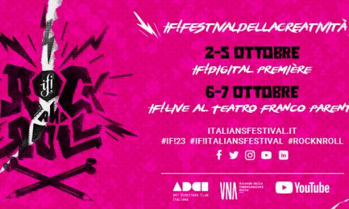 IF! Festival della Creatività 2023, la decima edizione dal 2 al 7 ottobre